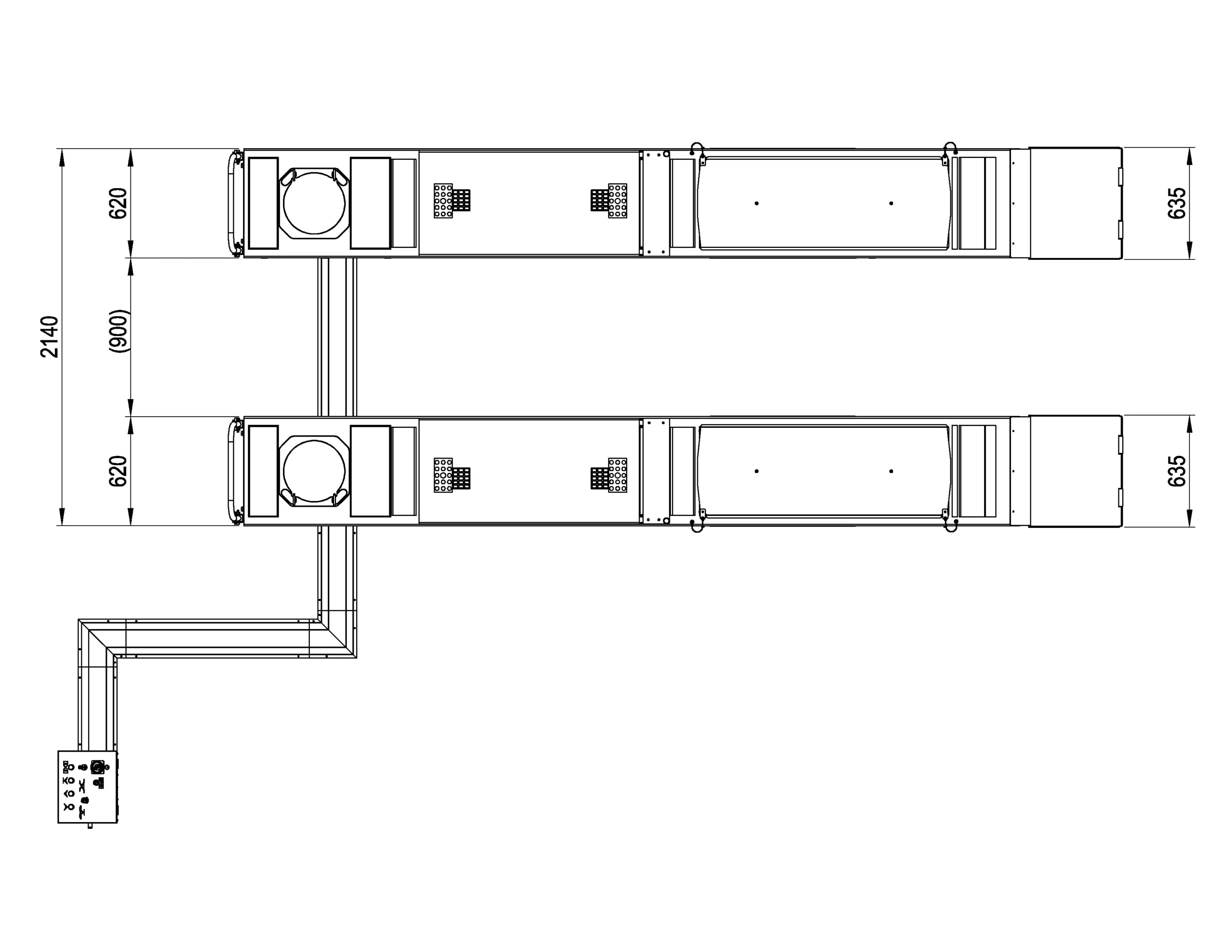 Hidraulična makazasta dizalica ATH Cross Lift® 35 OGA – 3.500 kg